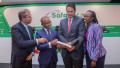 Safaricom CEO Peter Ndegwa in a recent engagement. PHOTO/SAFARICOM